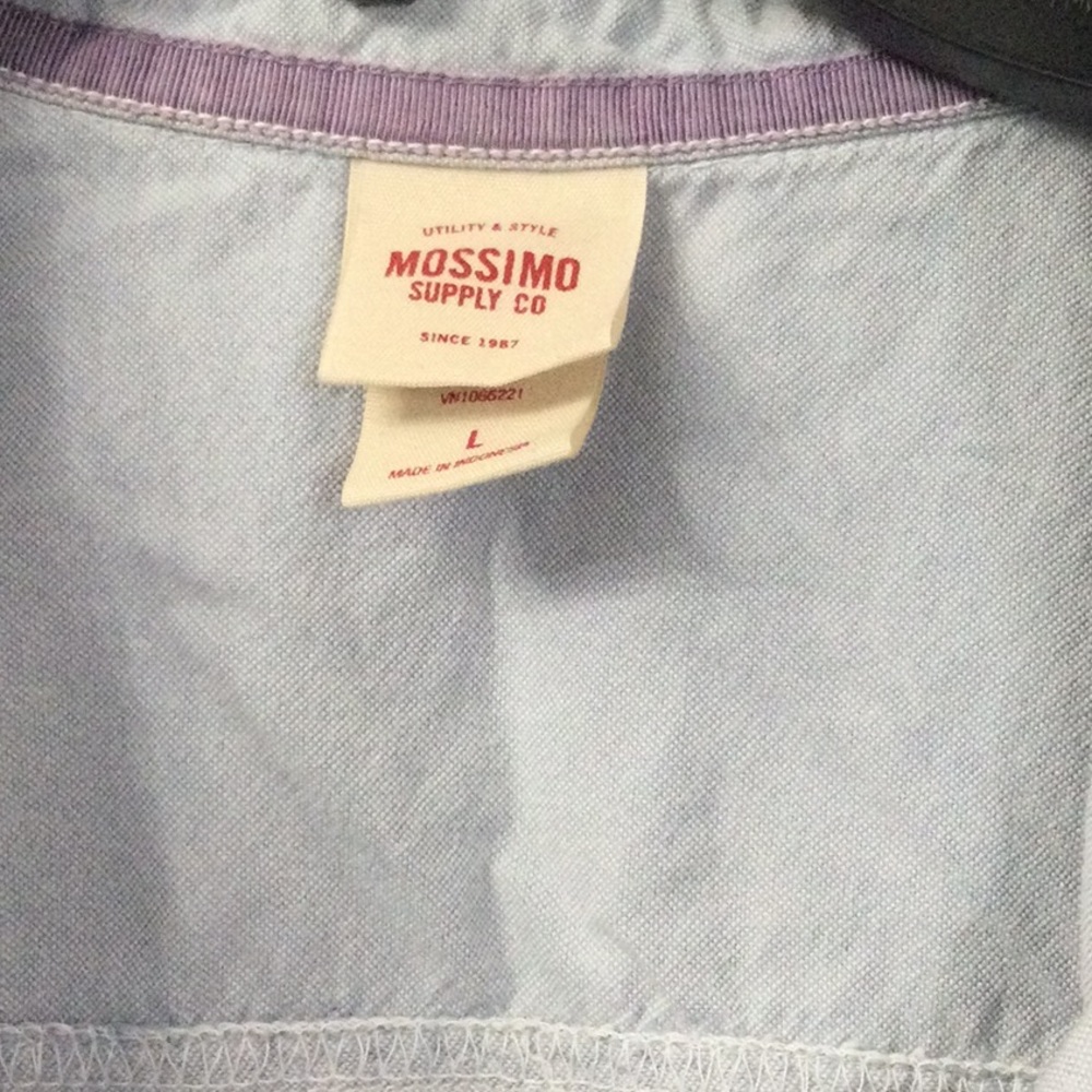 Mossimo denim button up sz L - Picture 2 of 3